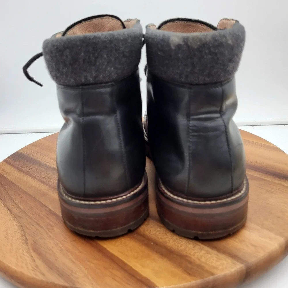 Warfield &‎ Grand Chukka Boots Mens Size 11.5 Black Leather Allen Dress Boots